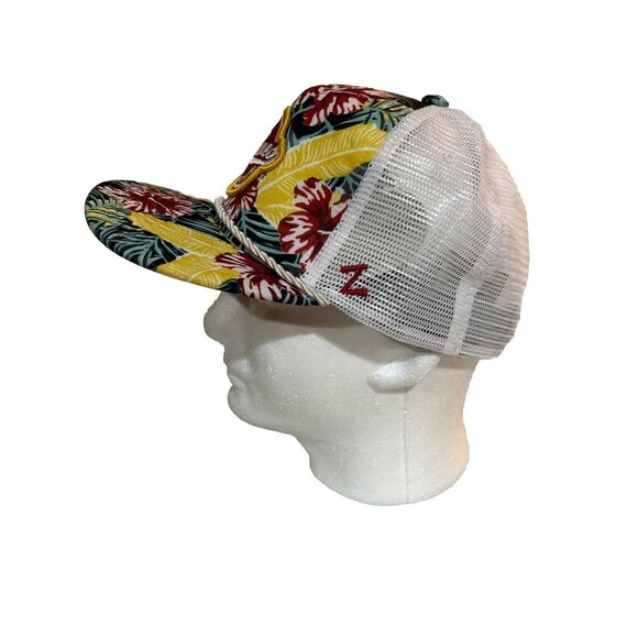 Iowa State Cyclones Zephyr Trucker Hat Tropical Hawaiian SnapBack New - Picture 4 of 5